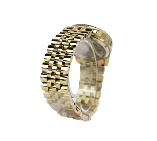 Michael Kors Lexington Chronograph Toned Stainless Steel Watch