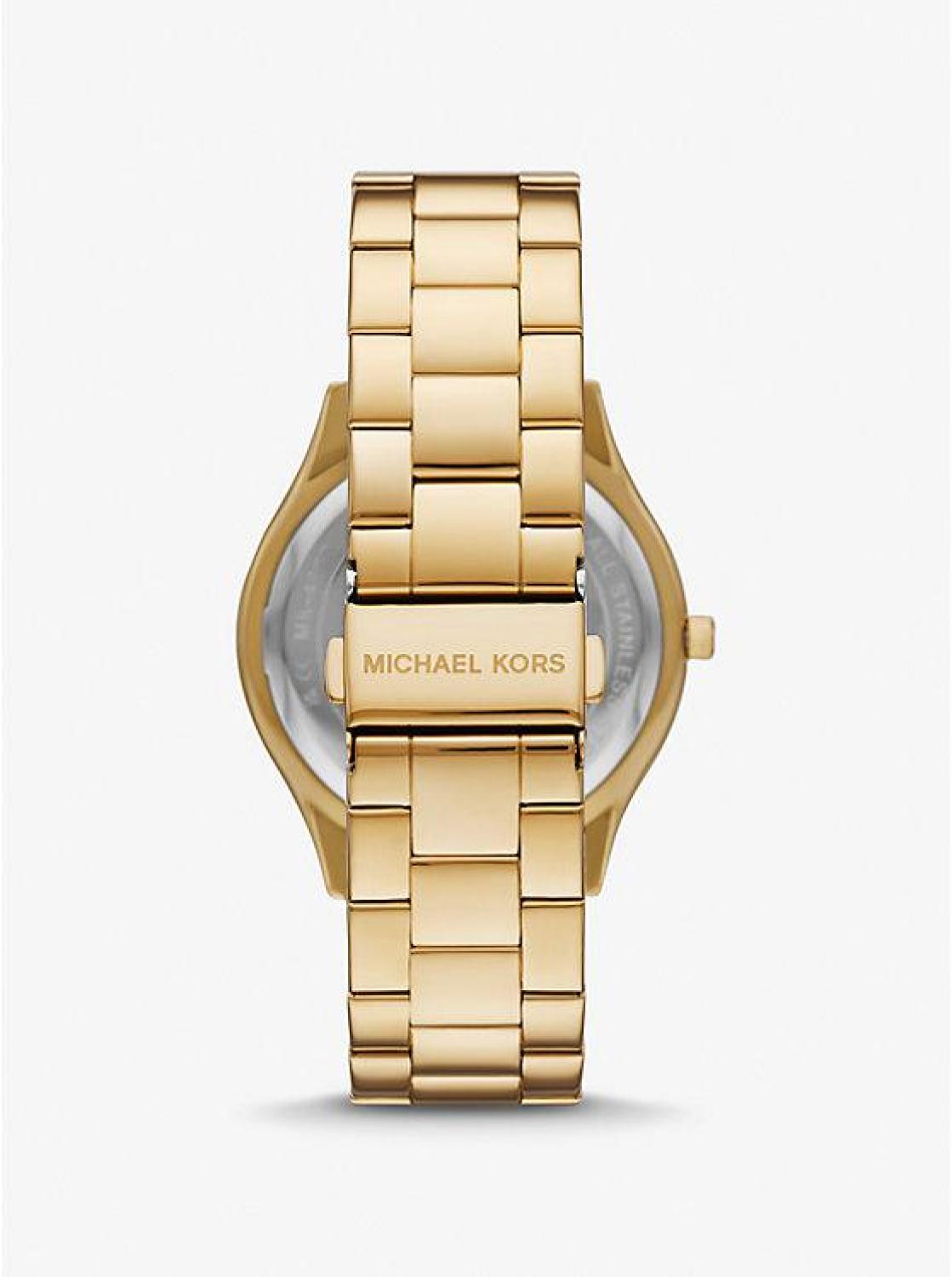 Oversized Slim Runway Gold-Tone Watch