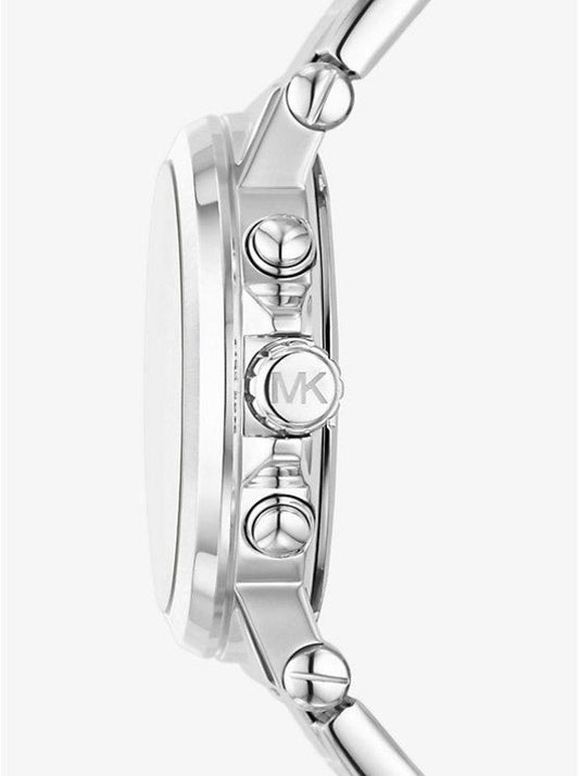 Oversized Dylan Pavé Silver-Tone Watch