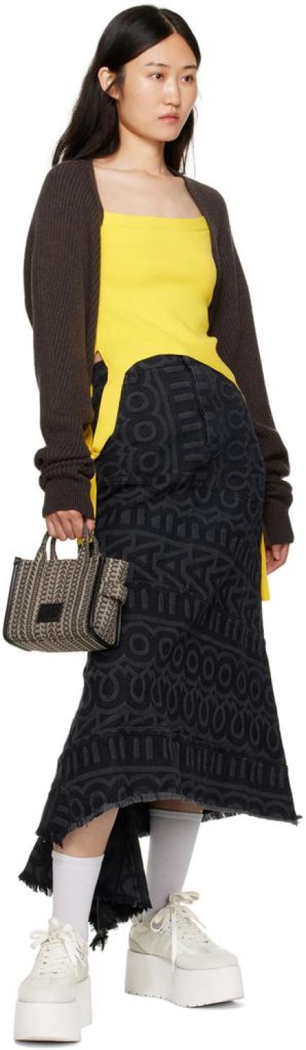Beige 'The Monogram Mini' Tote