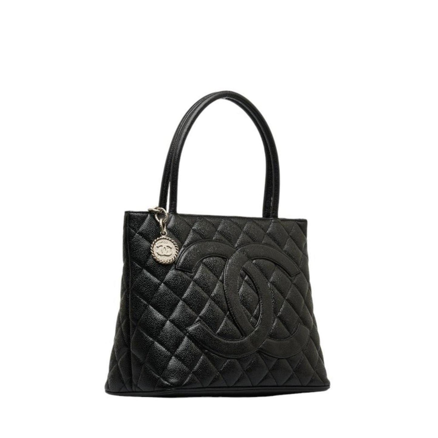 Chanel Medaillon Leather Tote Bag (Pre-Owned)