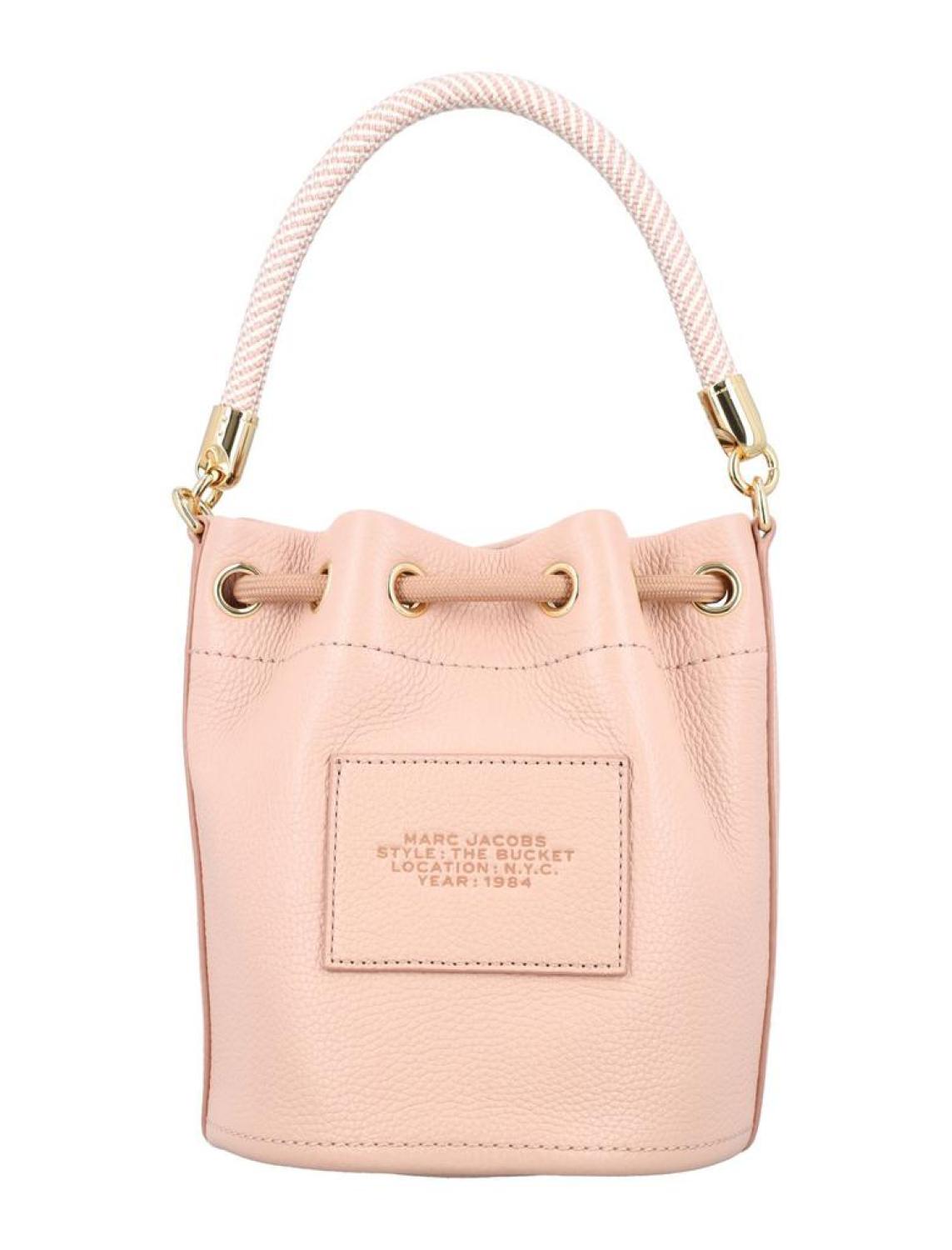 Marc Jacobs Logo Embossed Bucket Bag