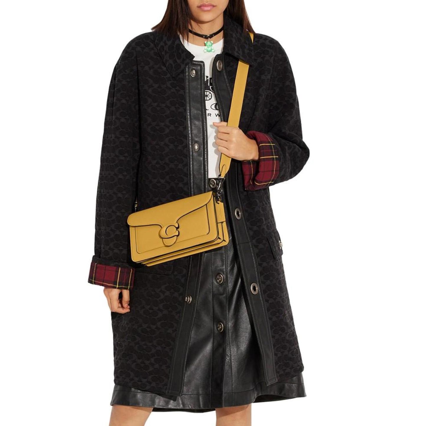 Tabby 26 Polished Pebble Leather Shoulder Bag
