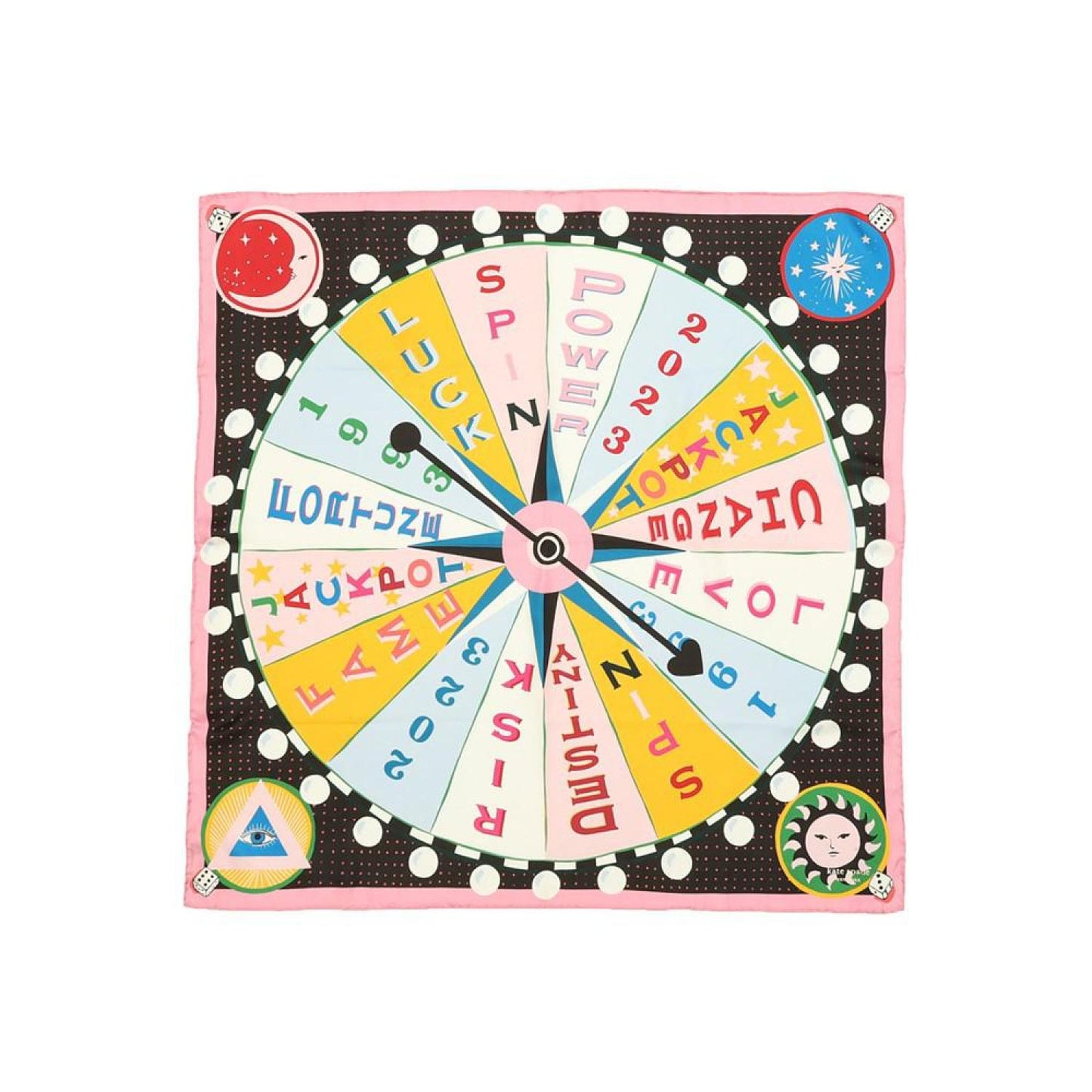 Women's Fortune Spinner Silk Square Bandana