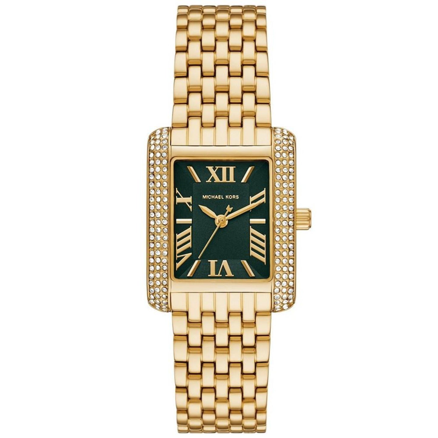 Women's Emery Three-Hand Gold-Tone Stainless Steel Watch 33 x 27mm