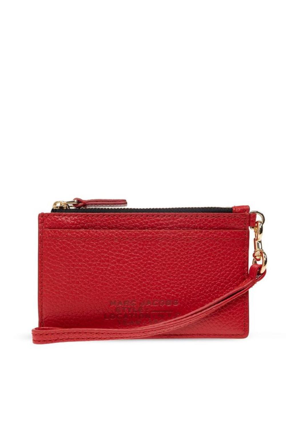 Marc Jacobs Logo Embossed Zipped Wallet