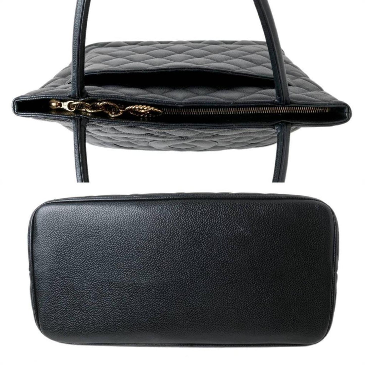 Chanel Medaillon Leather Tote Bag (Pre-Owned)