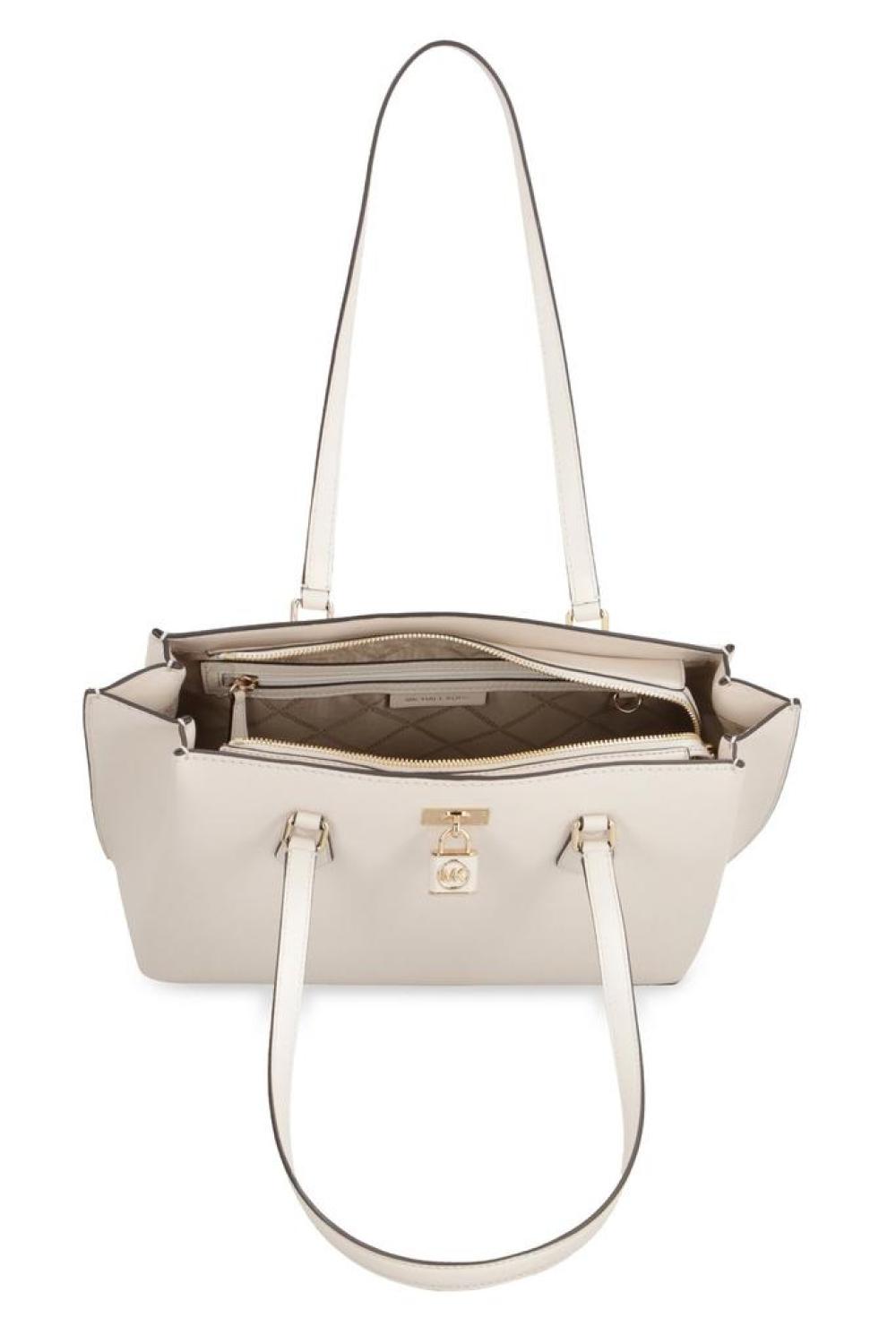 Michael Michael Kors Logo Plaque Top Handle Bag