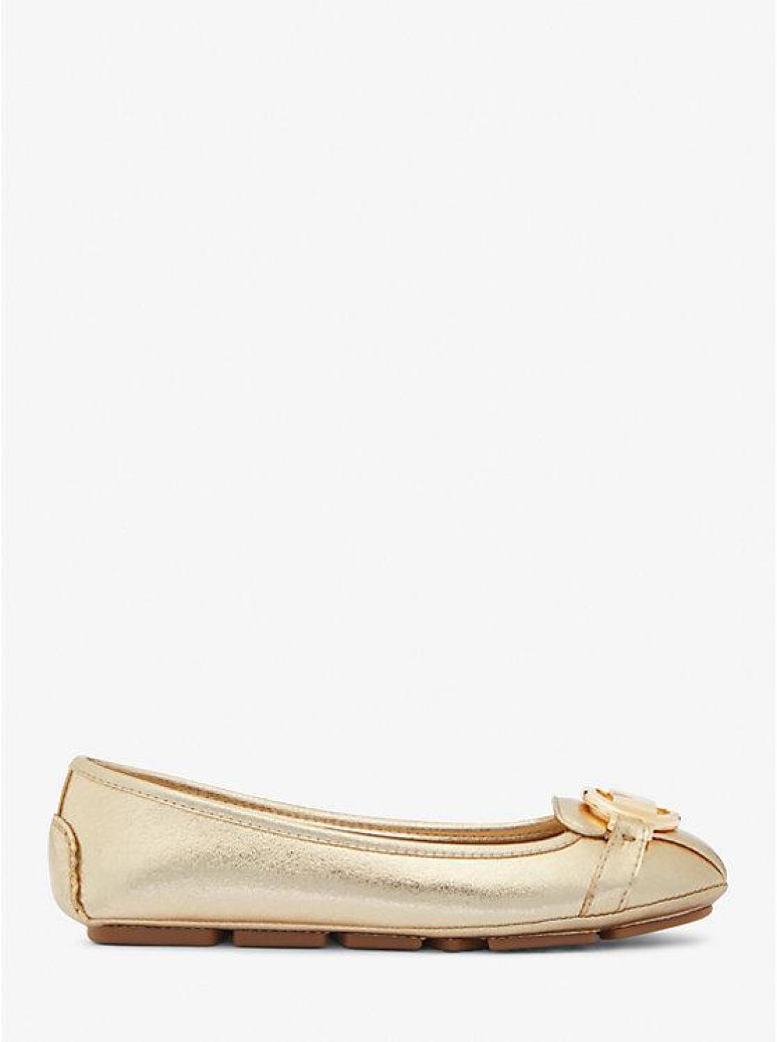 Fulton Metallic Leather Moccasin