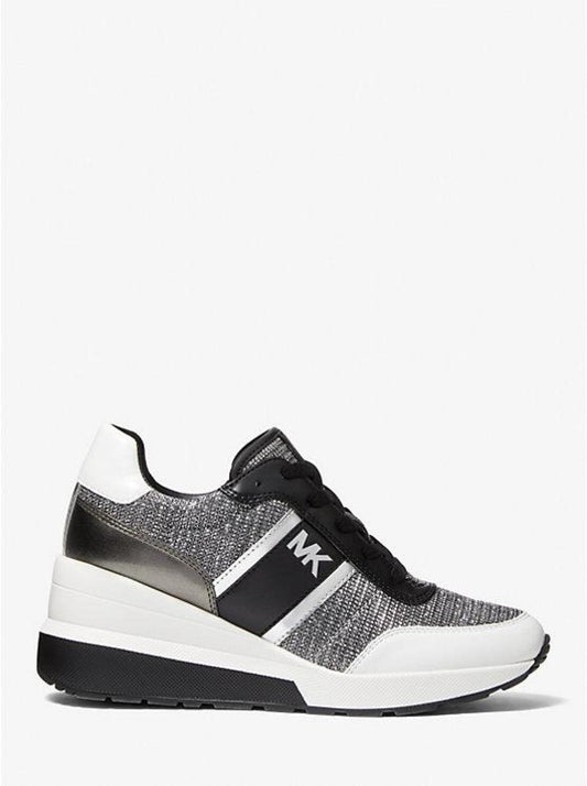 Mabel Glitter Chain Mesh Trainer