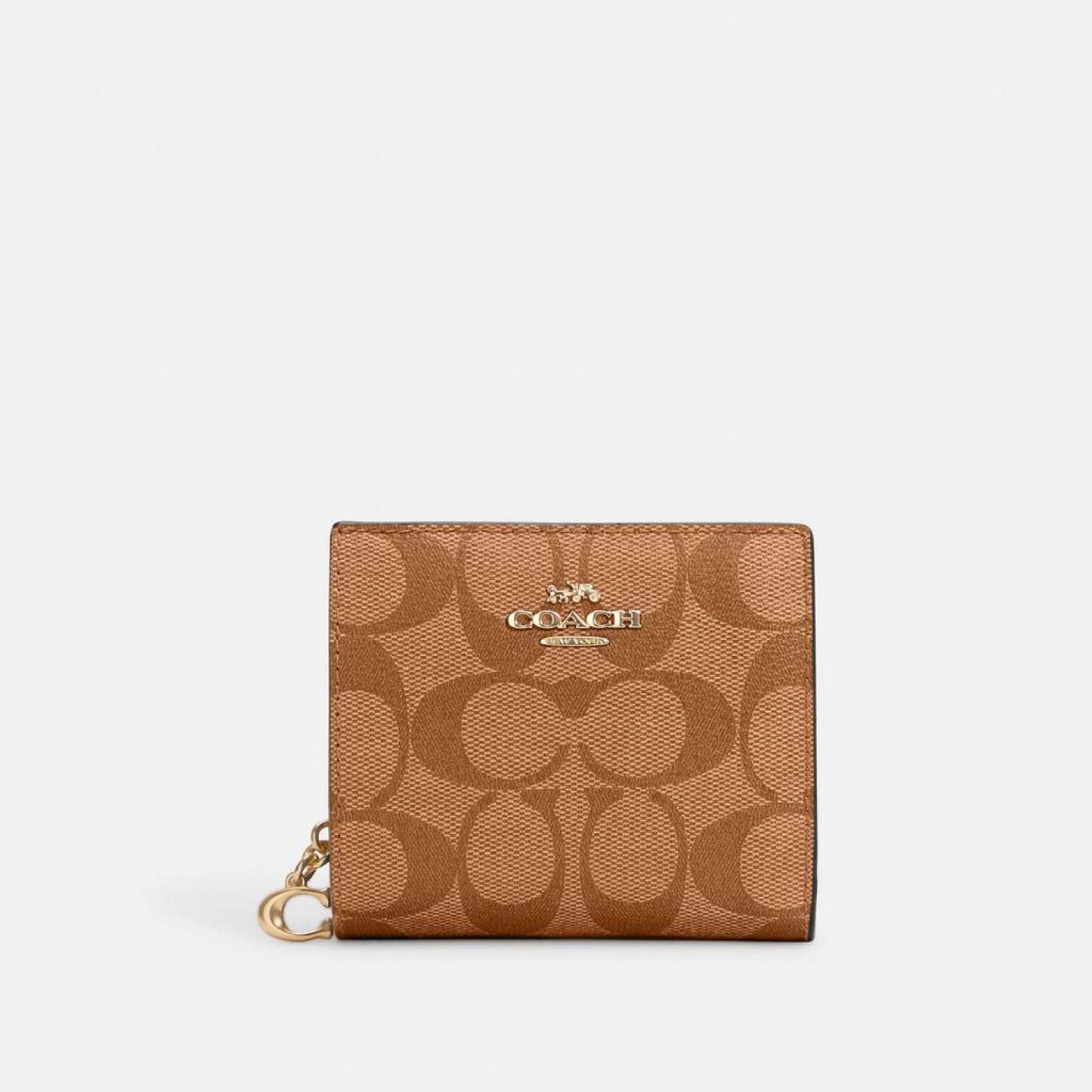 Coach Outlet Snap Wallet In Signature Canvas