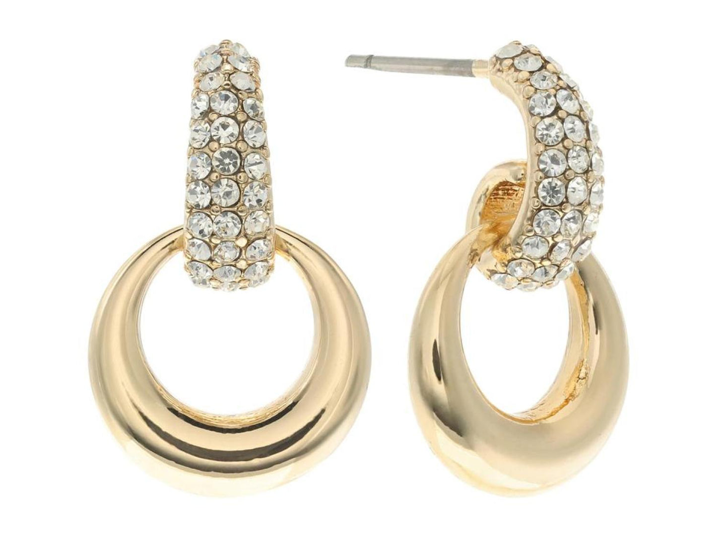 Sculpted Metal Post Earrings