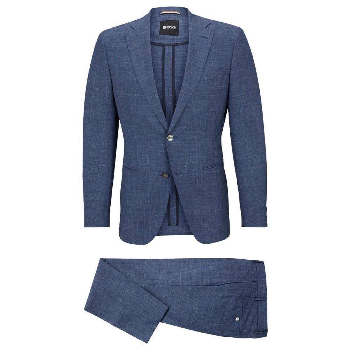 Men's Slim-Fit 2 Piece Wool Suit