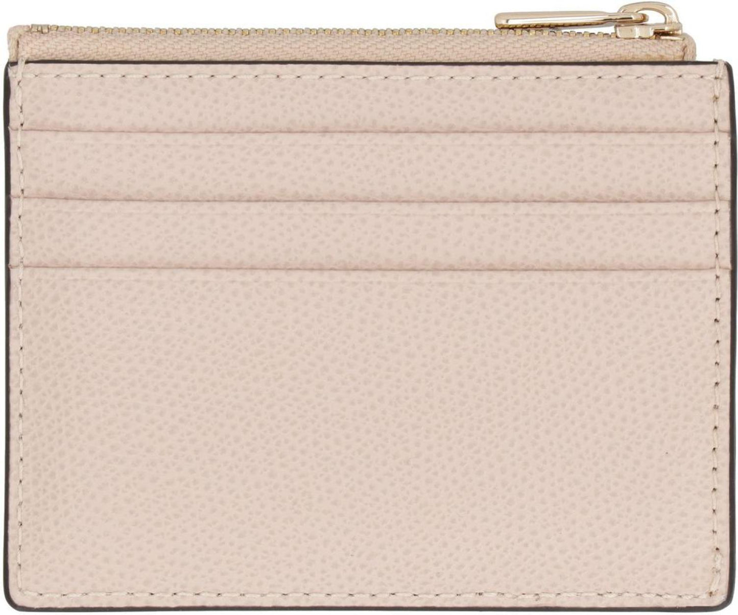 Furla Logo Plaque Zip-Up Card Holder
