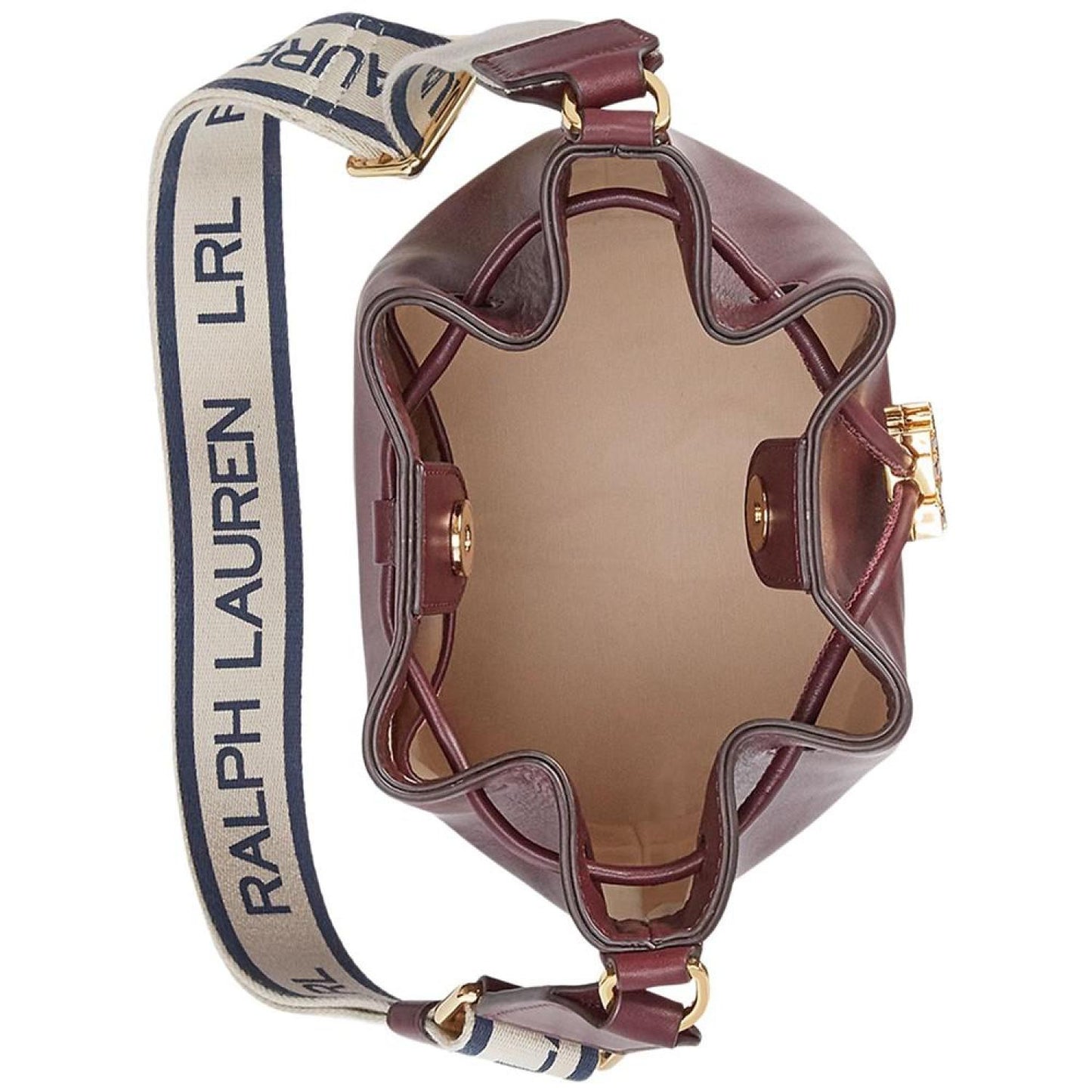 Andie Medium Leather Drawstring Bag