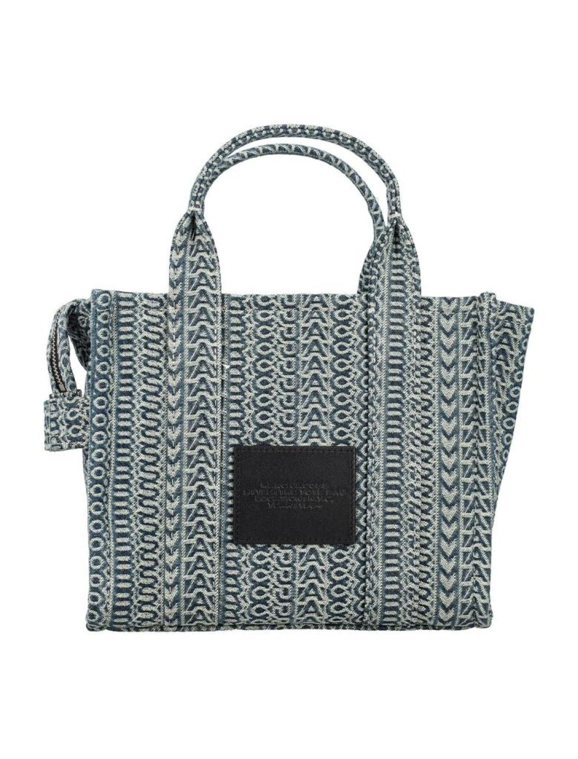 Marc Jacobs Monogram Jacquard Logo Patch Small Tote Bag