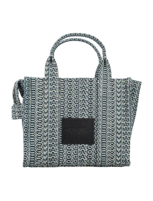 Marc Jacobs Monogram Jacquard Logo Patch Small Tote Bag