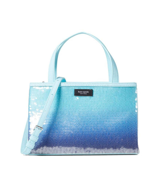 Sam Icon Ombre Sequin Fabric Small Tote