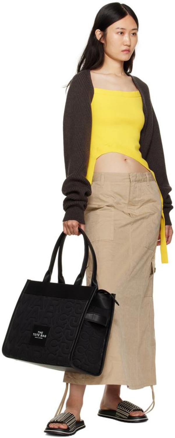 Black Large 'The Monogram' Tote