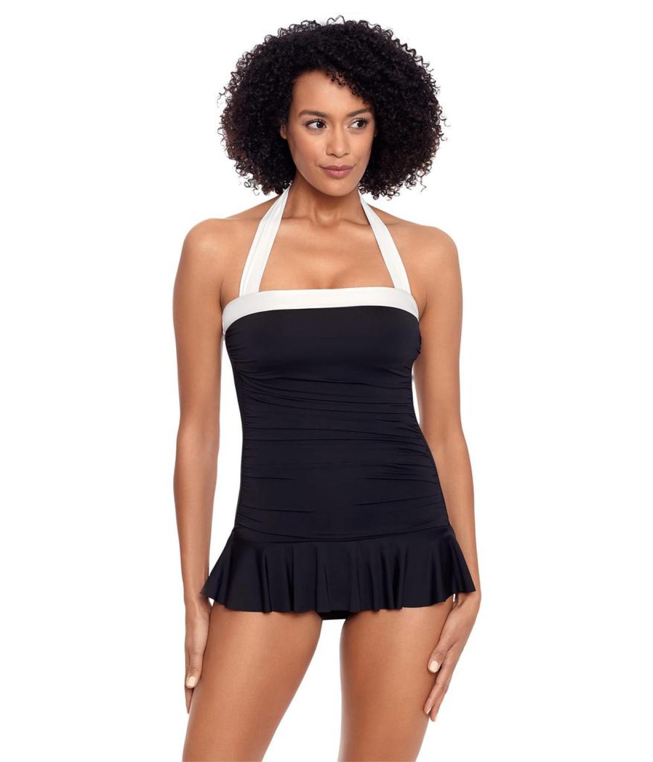Bel Air Skirted Bandeau One-Piece