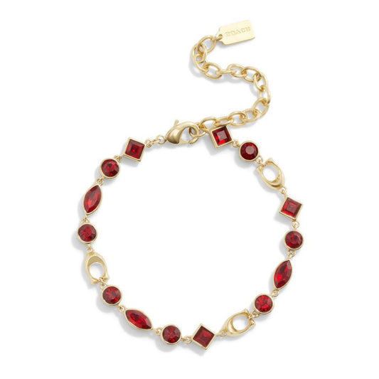 Boxed Faux Stone Signature Sculpted C Gem Bracelet
