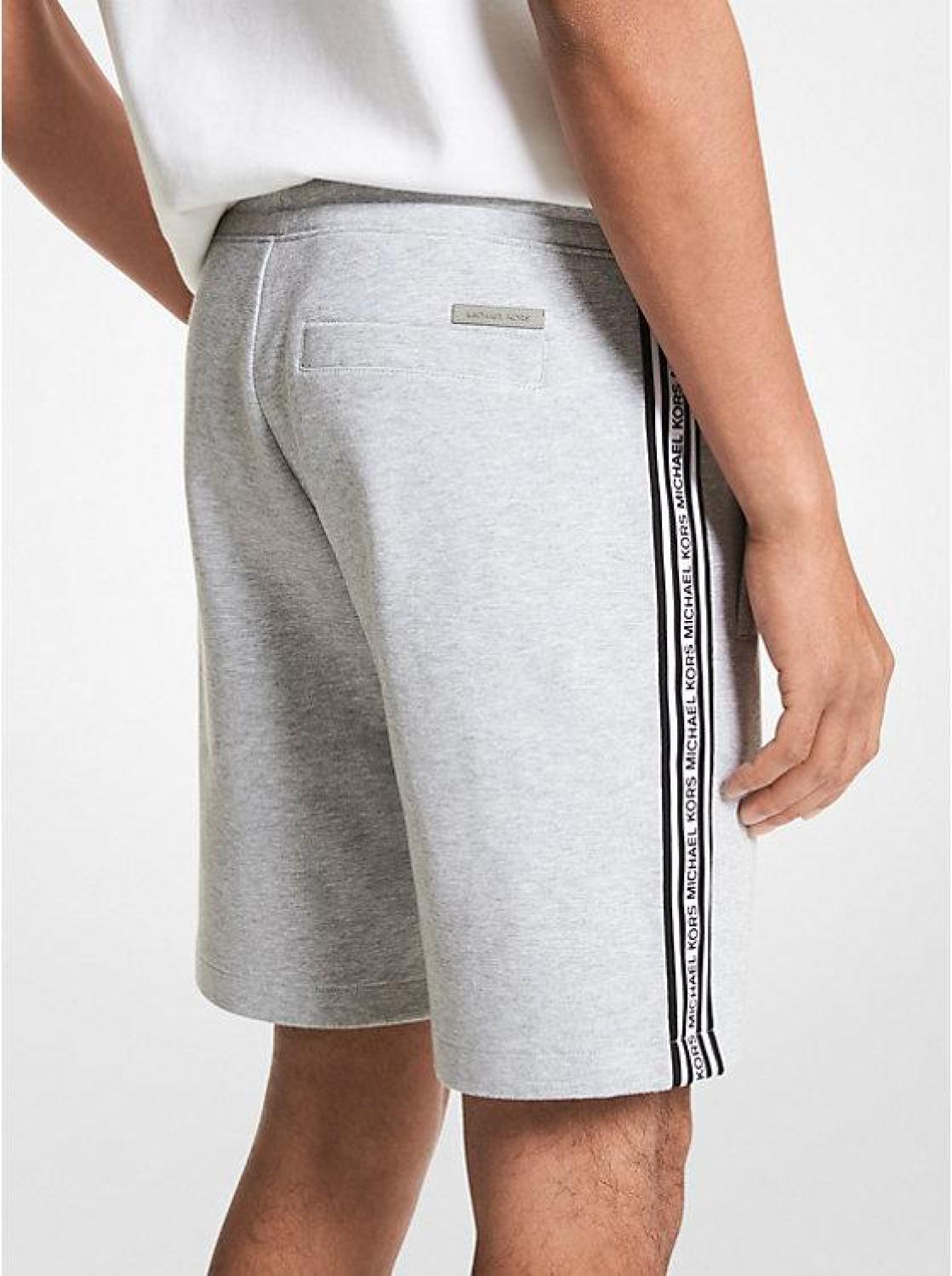 Logo Tape Cotton Blend Shorts