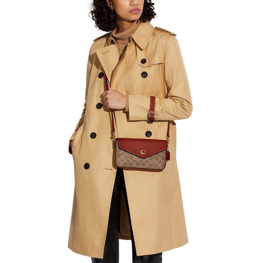 Signature Coated Canvas Wyn Crossbody with Removable Card Case