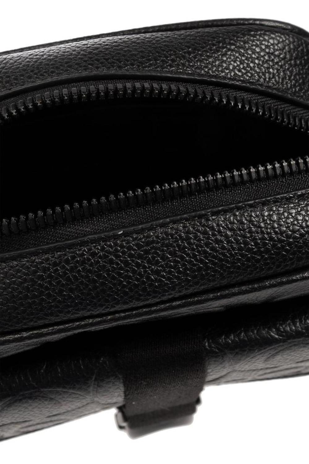 Coach All-Over Logo Embossed Shoulder Bag