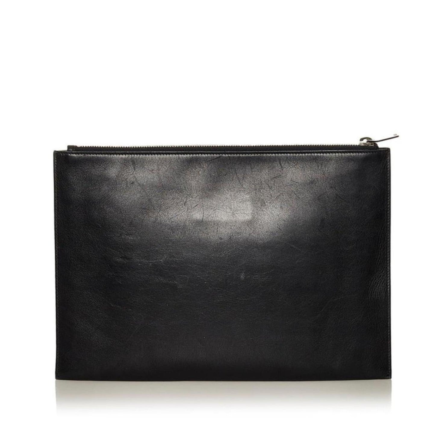 Saint Laurent Leather Clutch Bag (Pre-Owned)