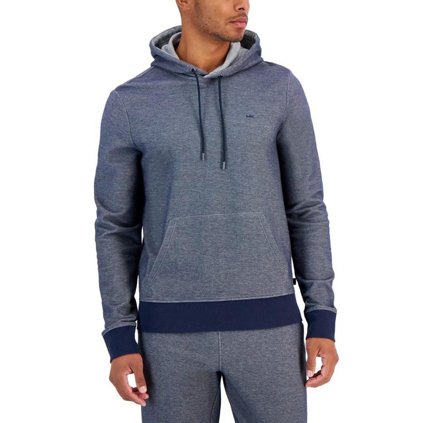 Men's Modern-Fit Double-Knit Piqué Hoodie