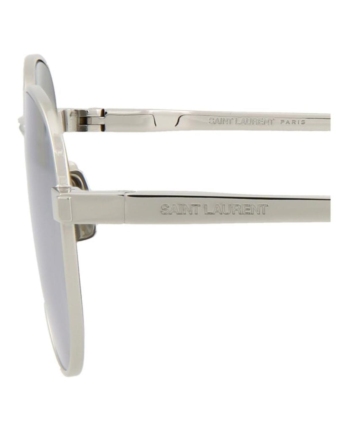 Round-Frame Metal Sunglasses