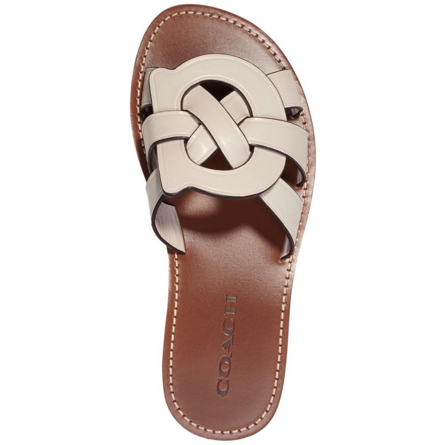 Issa "C" Emblem Slide Sandals