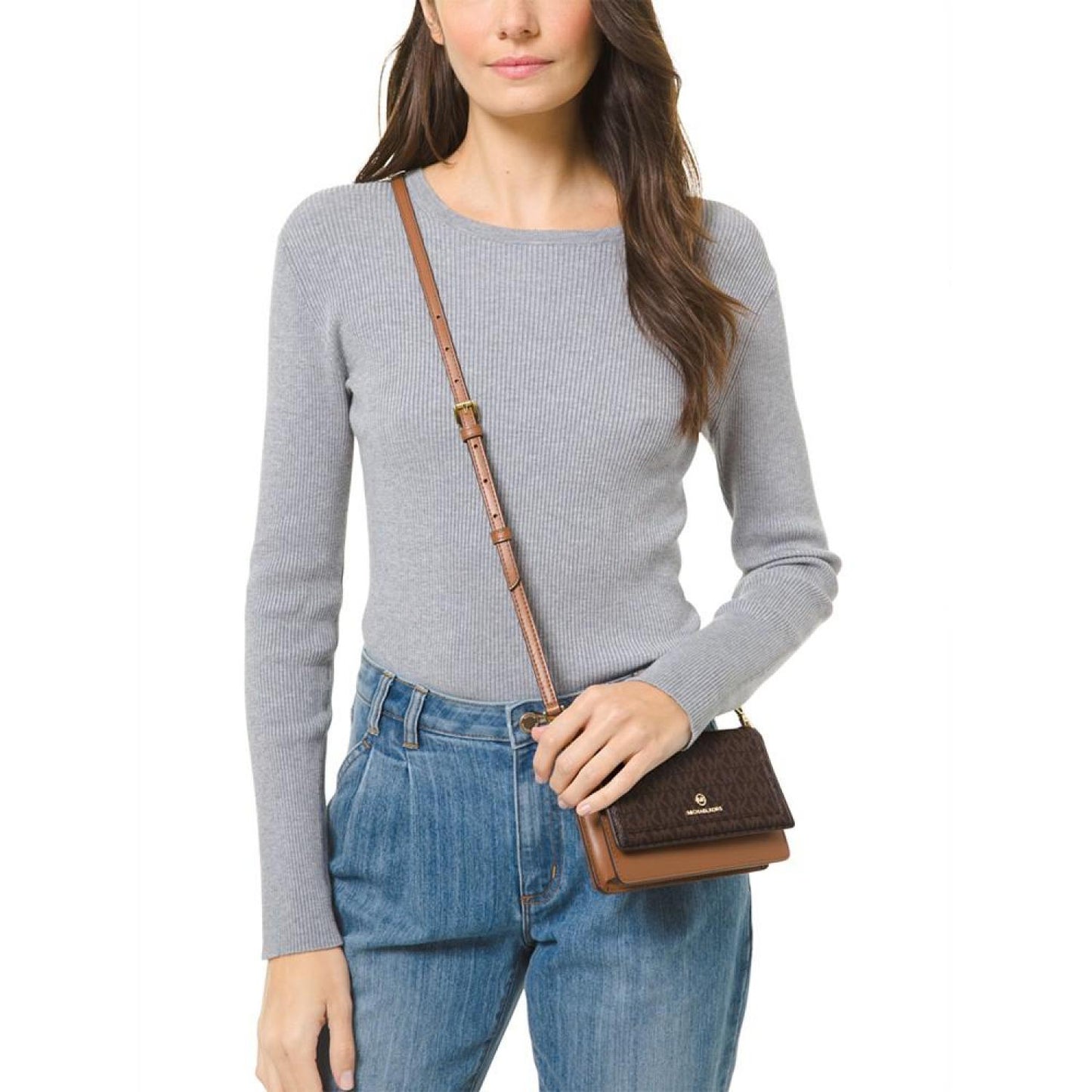 Logo Jet Set Charm Phone Crossbody
