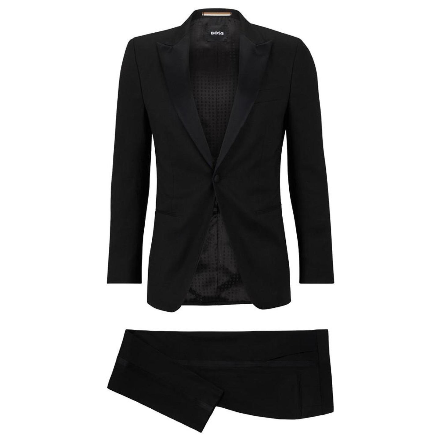 Men's Slim-Fit Blend Suit, 2 Piece Set