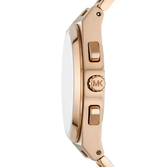 Men's Lennox Quartz Chronograph Beige Gold-Tone Stainless Steel Watch 40mm