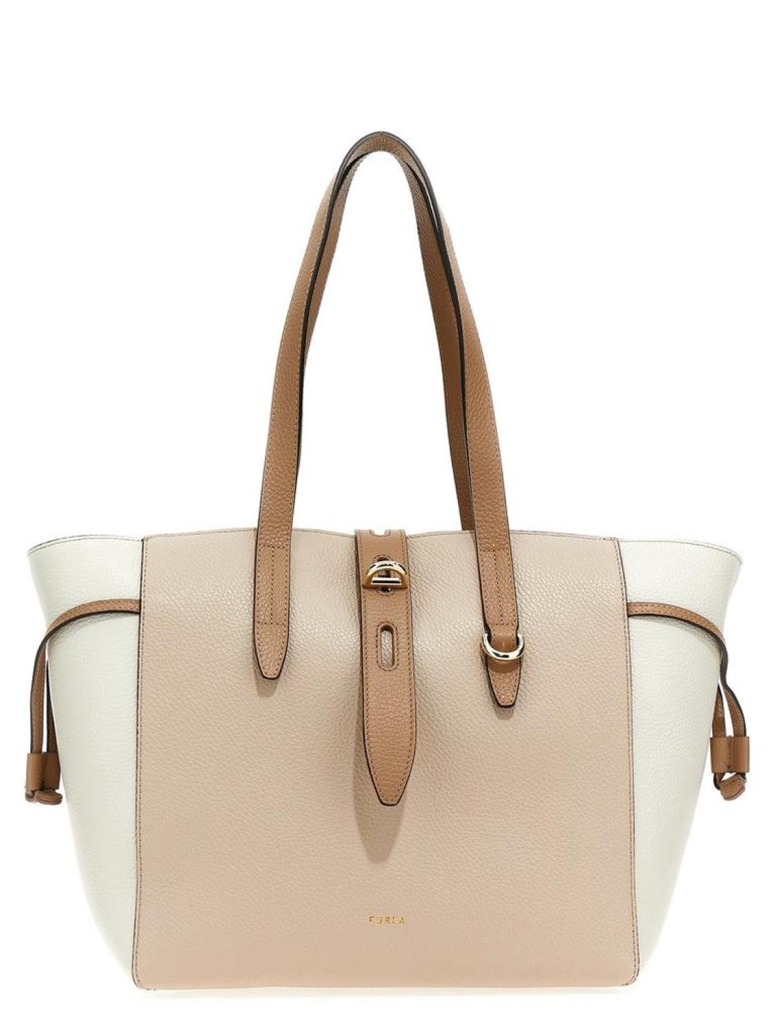 Furla Mini Net Logo Printed Tote Bag