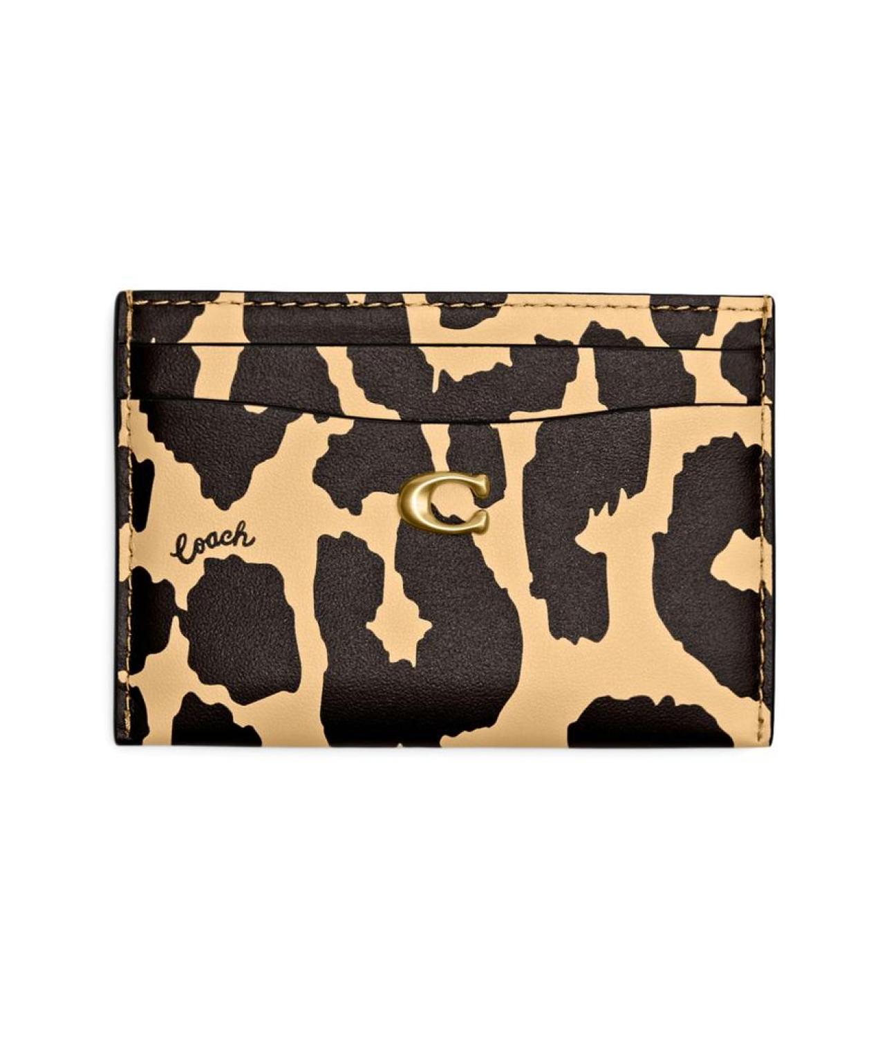 Essential Printed Leather Card Case