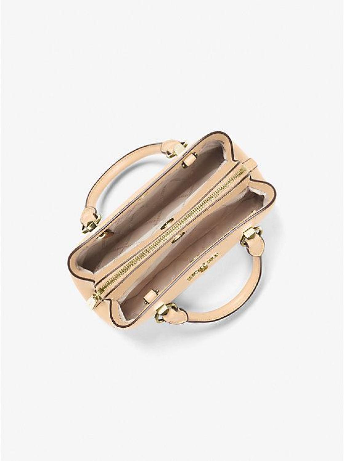 Edith Small Saffiano Leather Satchel