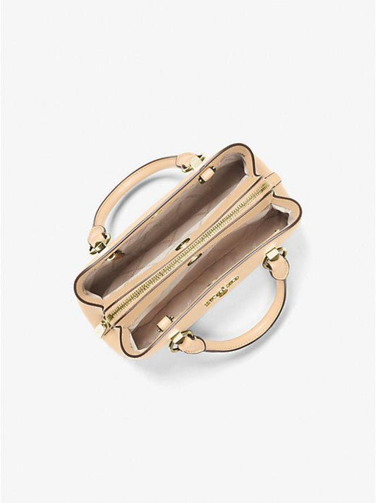 Edith Small Saffiano Leather Satchel