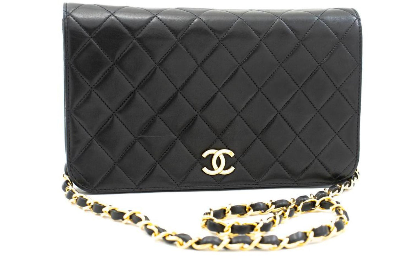 Chanel Full Flap Leather Shoulder Bag (Pre-Owned)