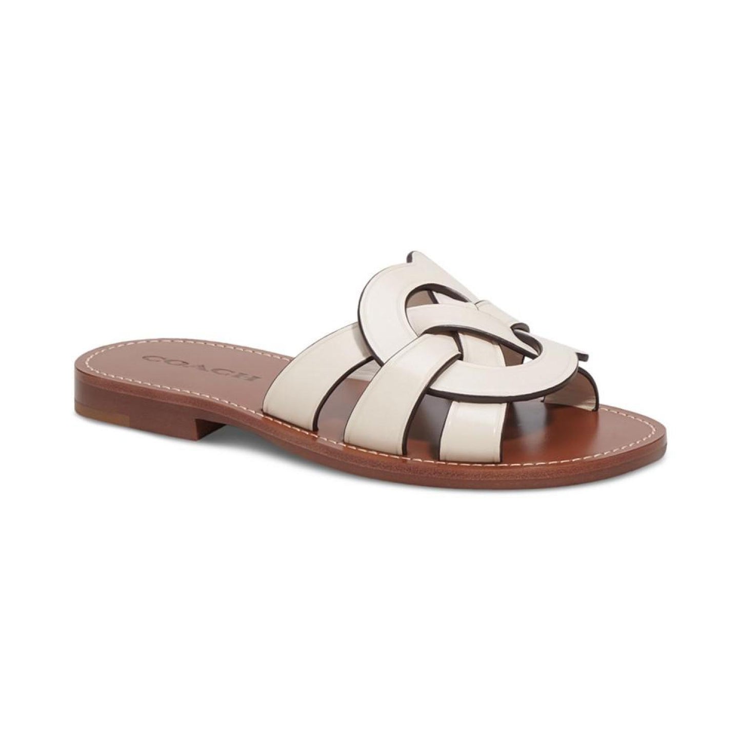 Issa "C" Emblem Slide Sandals