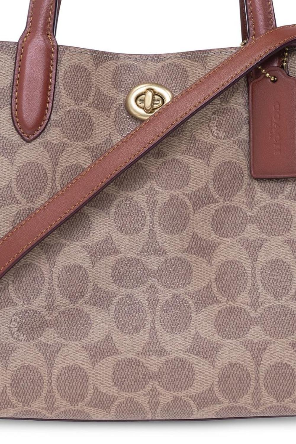 Coach Willow 24 Monogram Pattern Tote Bag