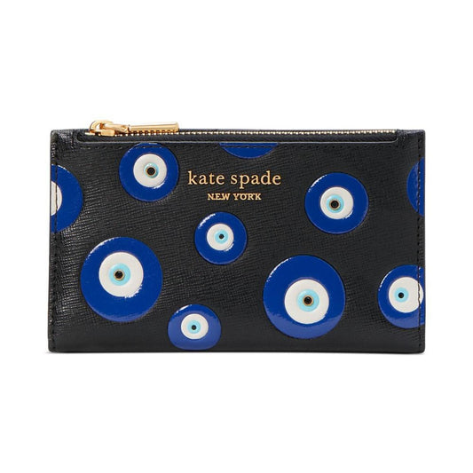 Morgan Good Luck Dot Embellished Small Slim Bifold Wallet