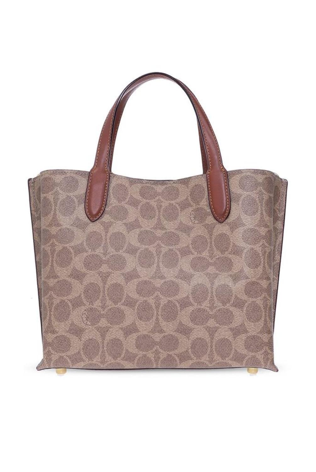 Coach Willow 24 Monogram Pattern Tote Bag