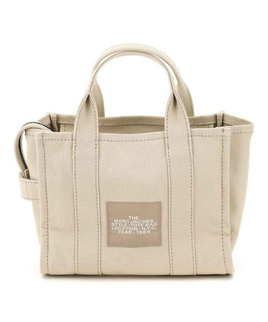 Marc Jacobs Logo Printed Zip-Up Small Tote Bag
