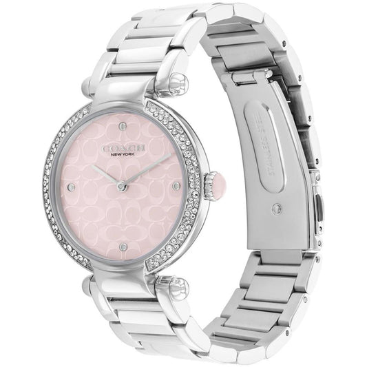 Women's Cary Silver-Tone Stainless Steel Bracelet Watch 34mm