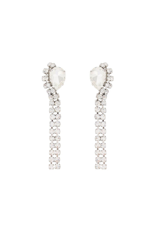 Alexander mcqueen stud earrings with faceted stone