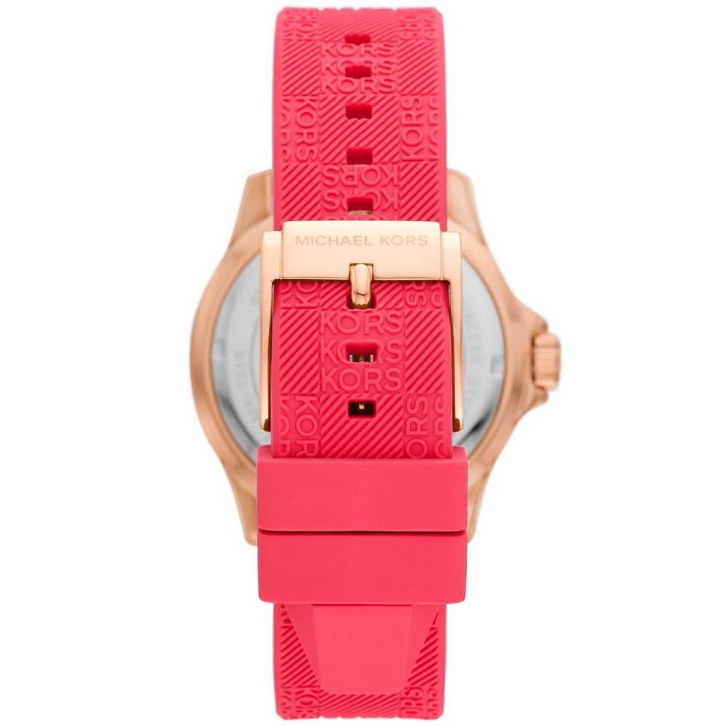 Women's Everest Quartz Three-Hand Geranium Pink Silicone Watch 43mm