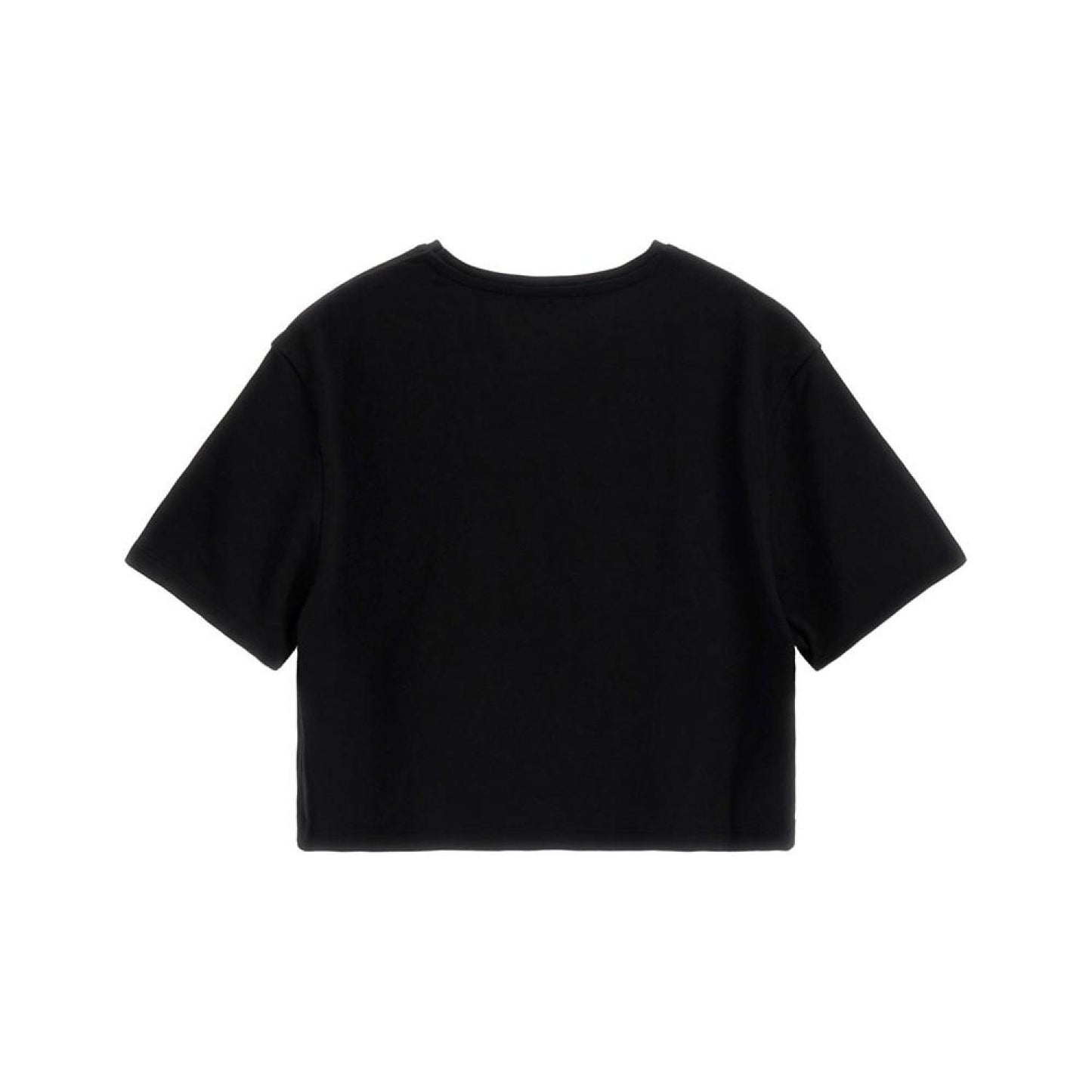 Big Girls Stretch Jersey Rhinestone and Embroidered Sequin Logo Top