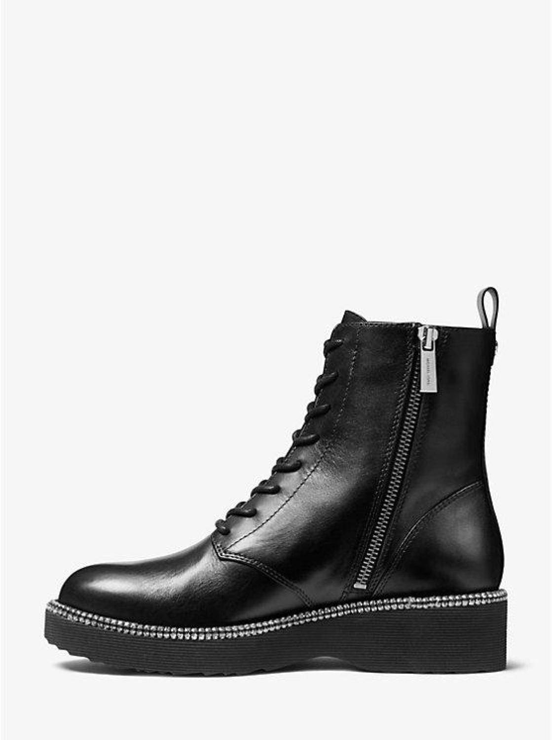 Tavie Leather Combat Boot